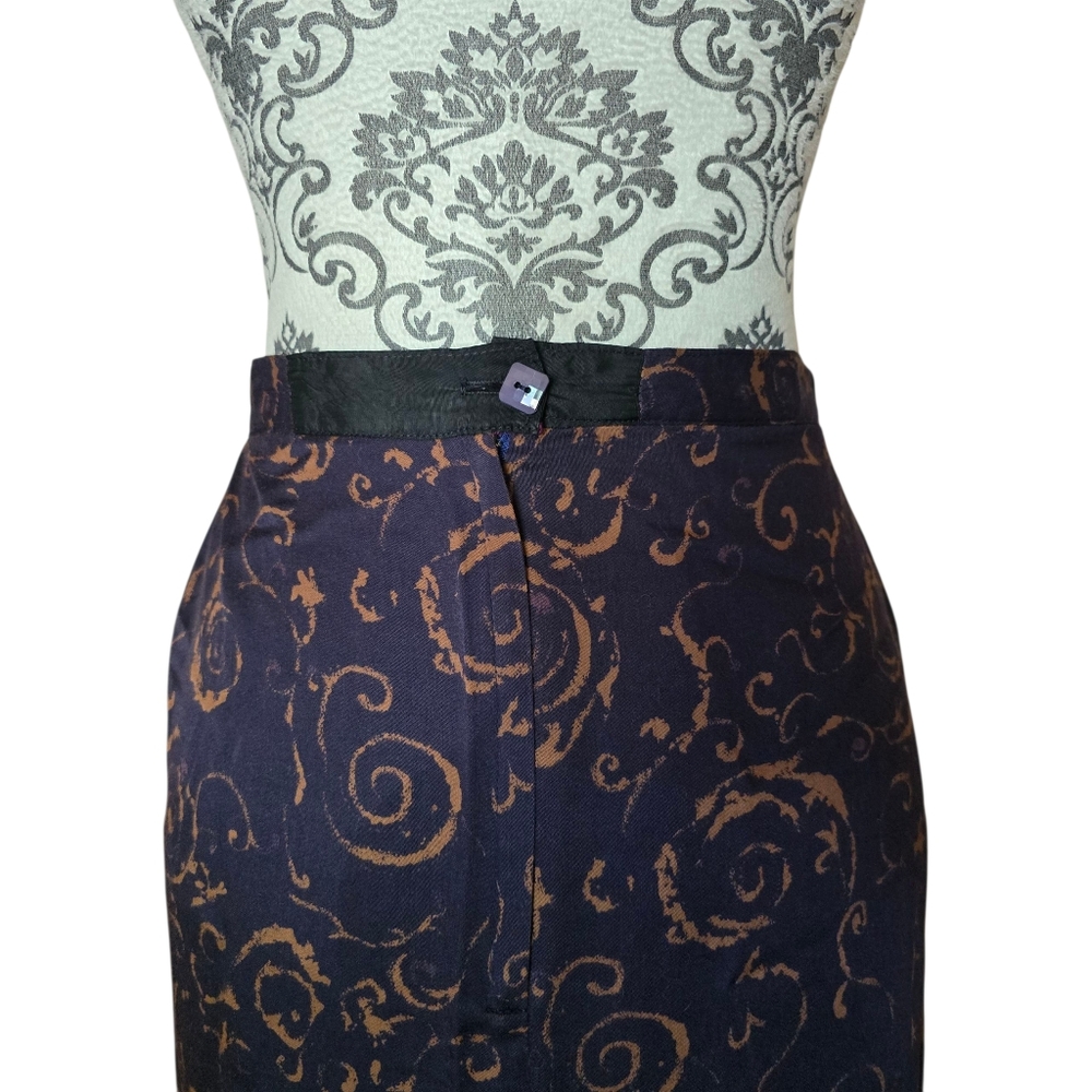 Vintage Radmilla II Rayon Midi Skirt - Picture 3 of 13